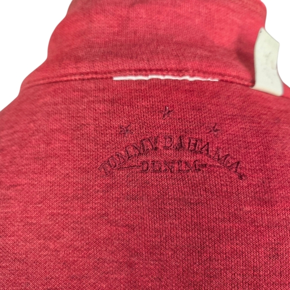 Tommy Bahama Men's Burnt Orange 1/4 Zip Sweater Size XL - Picture 8 of 10